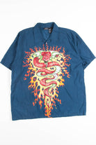 Fire Dragon Rave Y2K Shirt