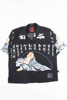 Budda on Black Rave Y2K Shirt