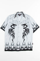 Grey Dragon Rave Y2K Shirt