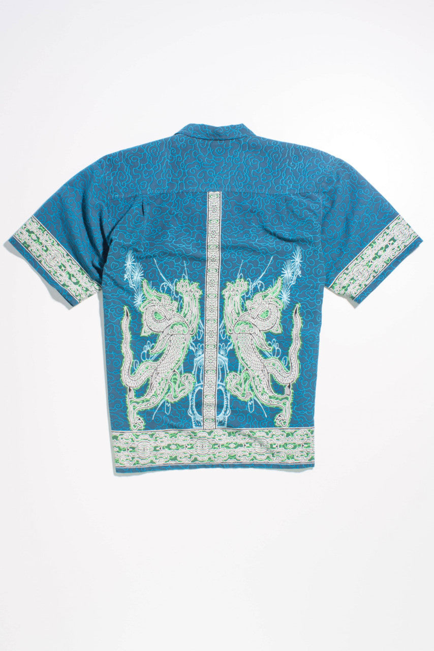 Y2K Dragon Button Down Shirt