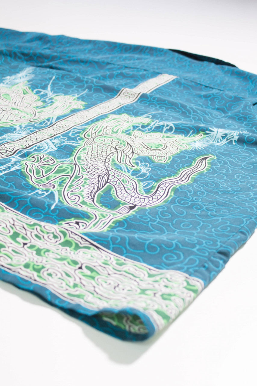 Y2K Dragon Button Down Shirt