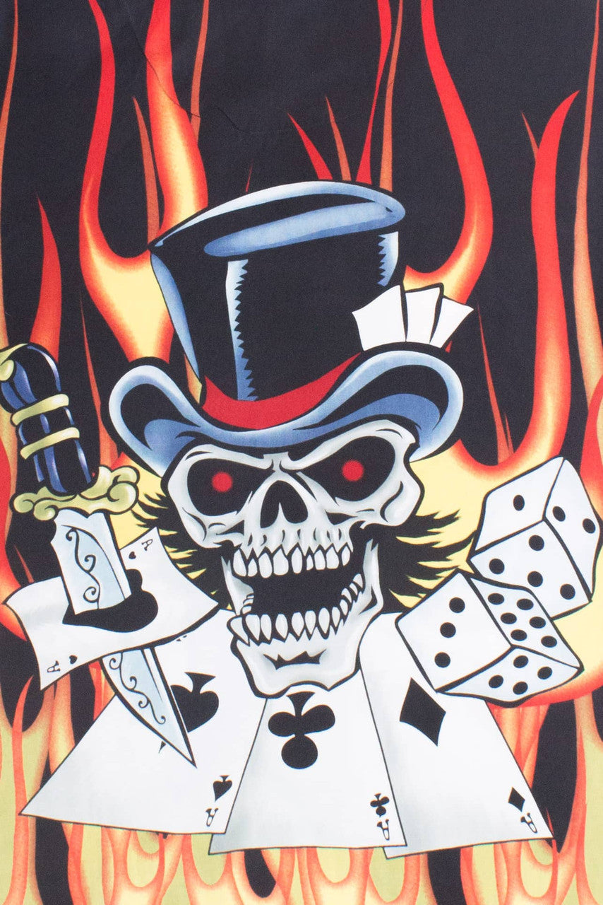 Skull and Aces Y2K Shirt