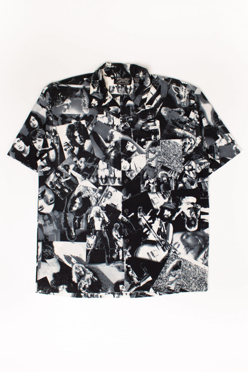 Vintage Led Zeppelin Photos Y2K Shirt (2000s)