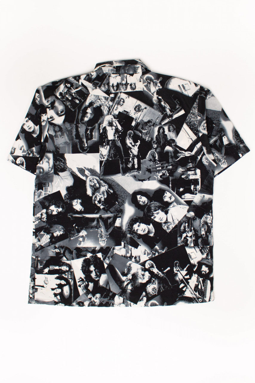Vintage Led Zeppelin Photos Y2K Shirt (2000s)