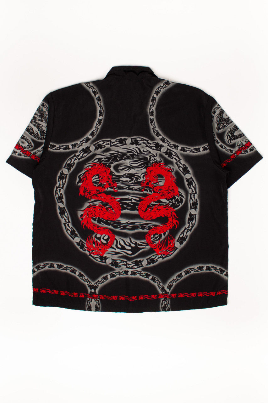 Vintage Red Dragons Y2K Shirt (2000s)