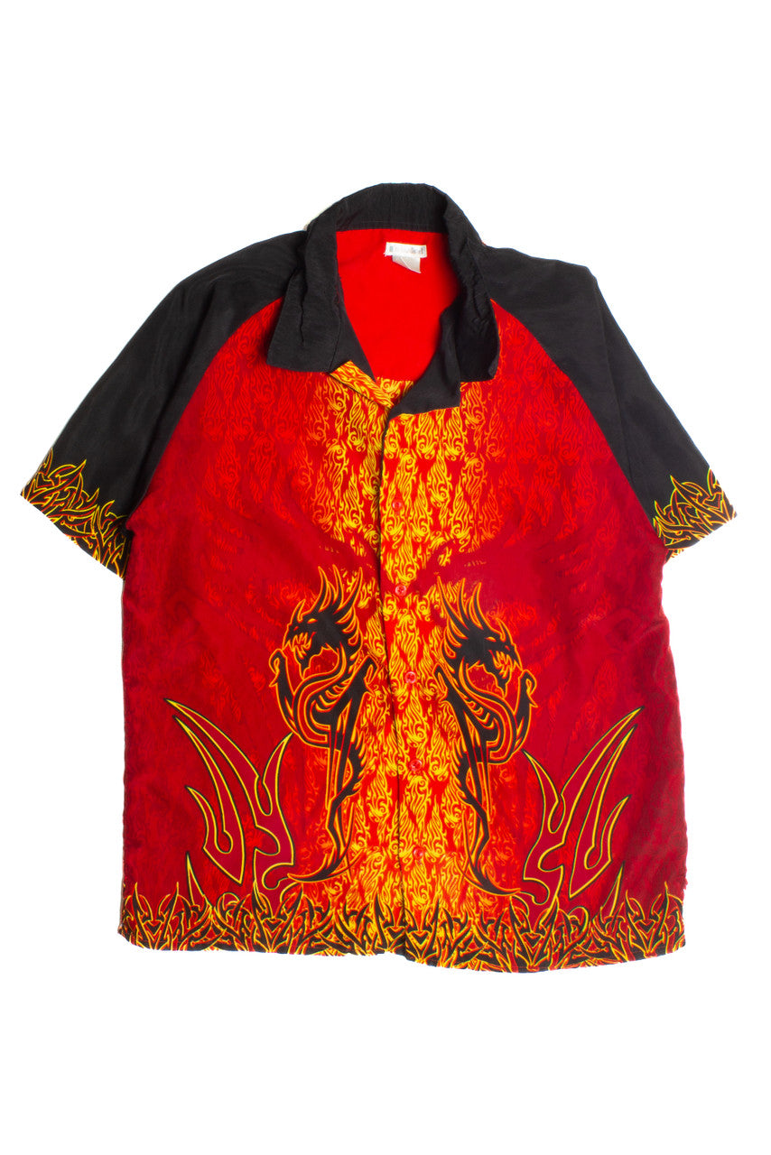 Vintage  No Boundaries Dragon Y2K Shirt 76