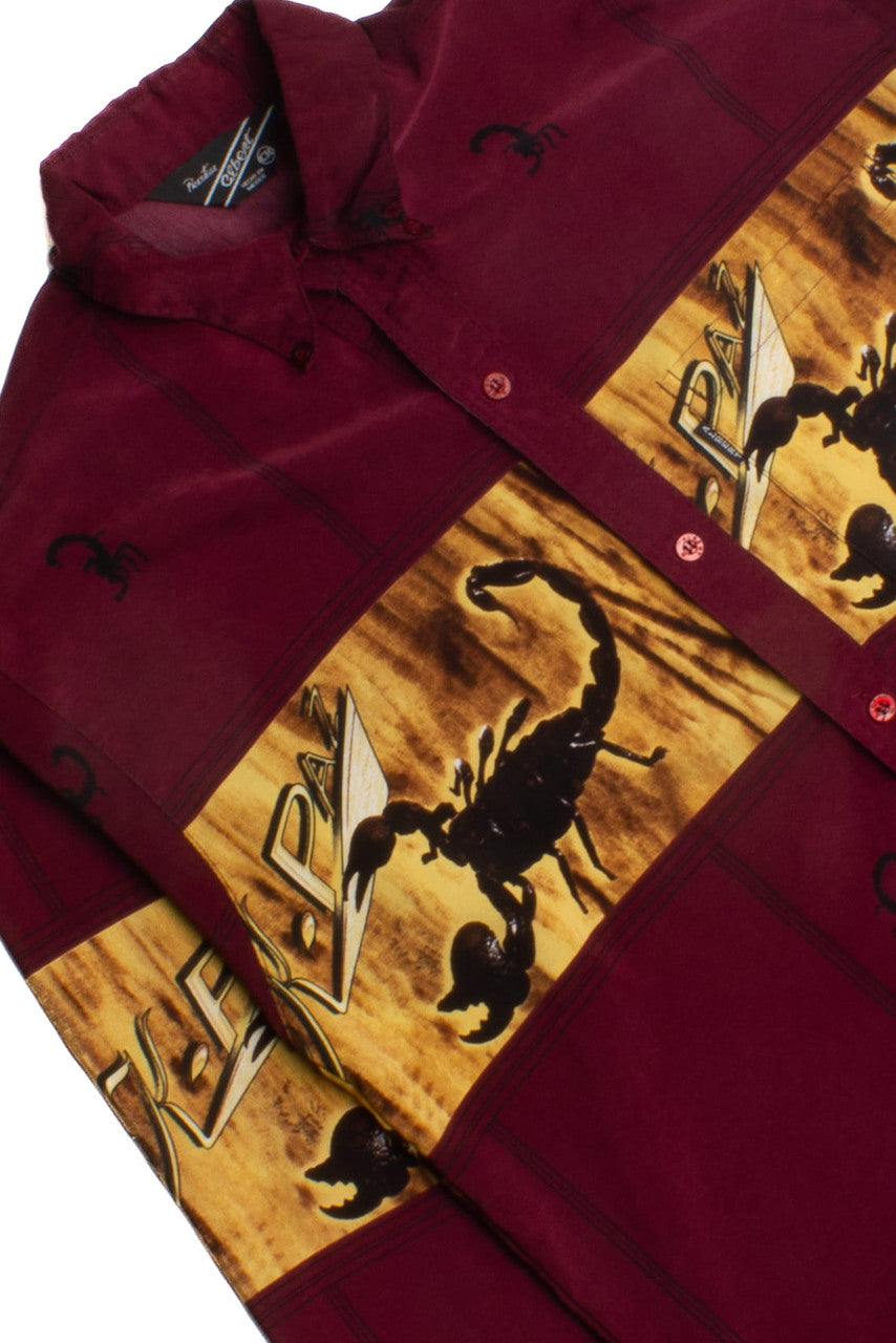 Vintage  Rose-Gilbert Scorpion Y2K Shirt 80