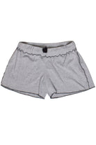 Gray shorts on a white background