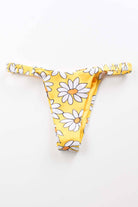 Yellow Daisy Cheeky Bikini Bottom
