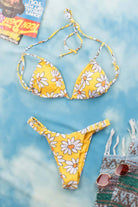 Yellow Daisy Cheeky Bikini Bottom