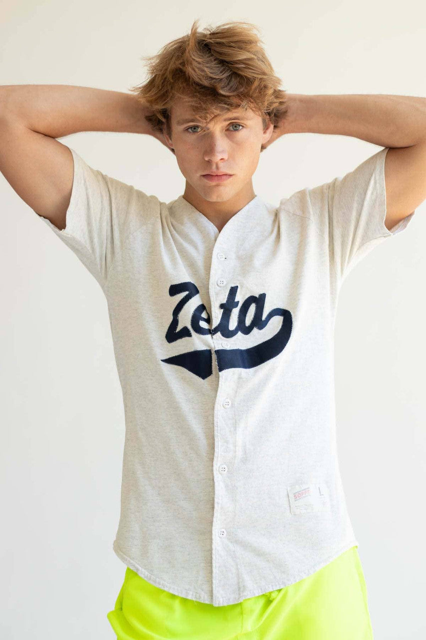 Zeta Baseball Button Up Jersey